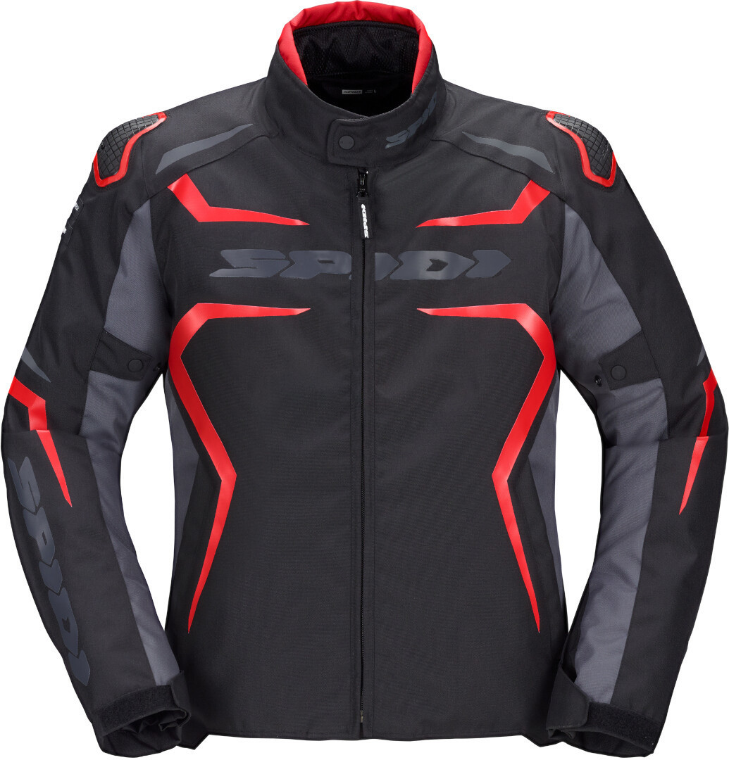 Spidi Race-Evo H2Out Motorcycle Textile Jacket black/red M Figure 1