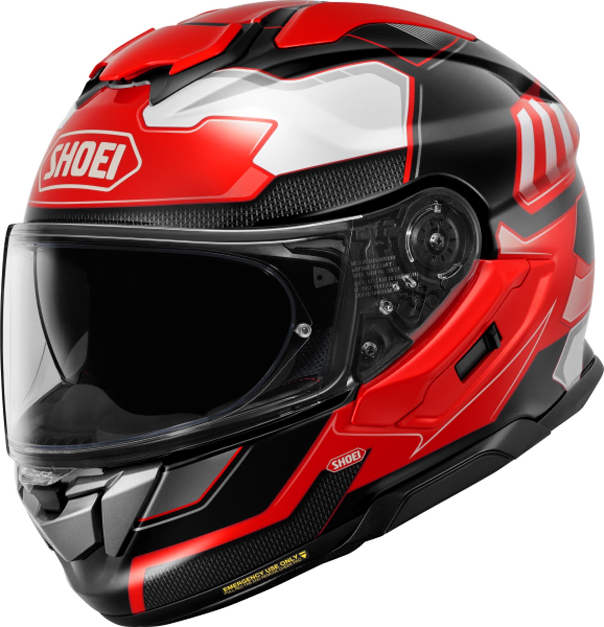 Shoei GT-Air 3 Agility Helm rot/schwarz/weiß XL (61/62) Abbildung 1