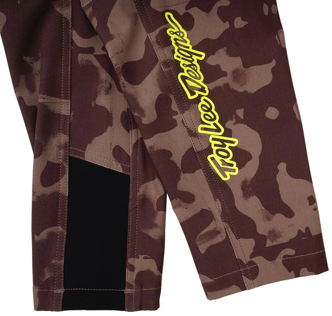 Side view of Troy Lee Designs Skyline Scrubland Kids Bicycle Pants