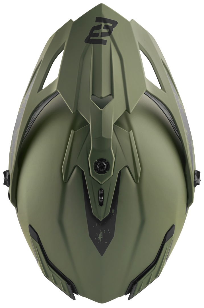 Bogotto FG-601 Duo Cască Enduro din fibră de sticlă Verde mat L Figura 10