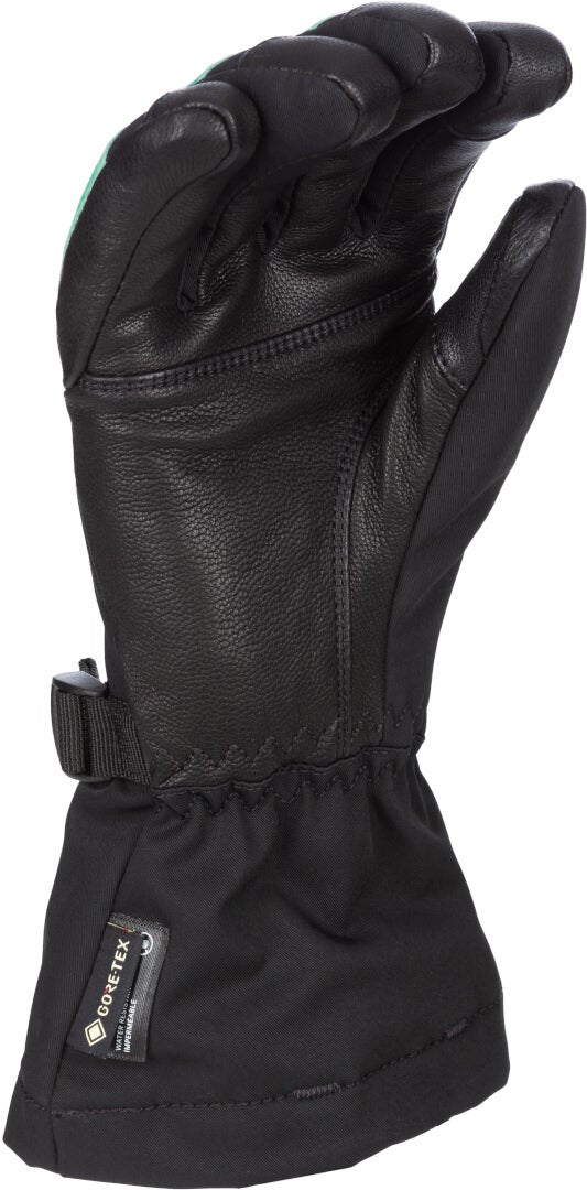 Klim Radiate Gauntlet Luvas Snowmobile para Senhoras preto/menta 2XL Figura 2