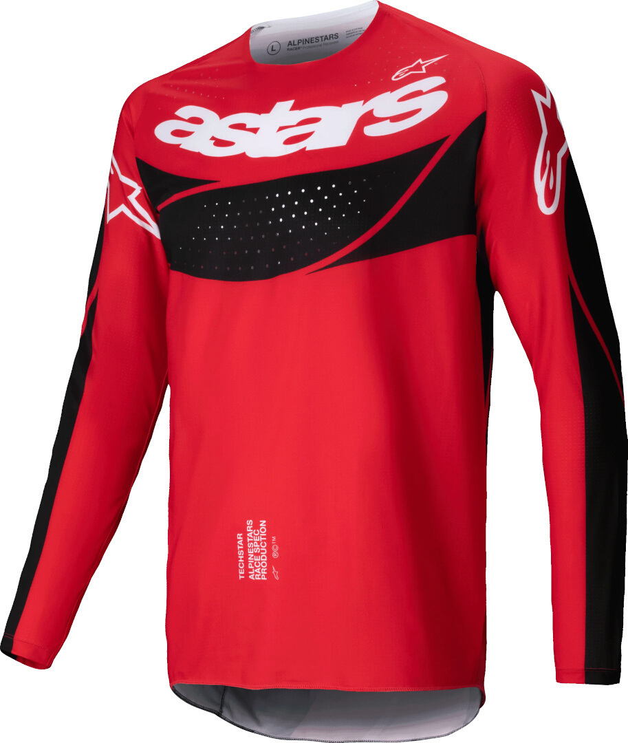 Alpinestars Techstar Dreem Tricou de motocross Roșu/Negru XL Figura 1