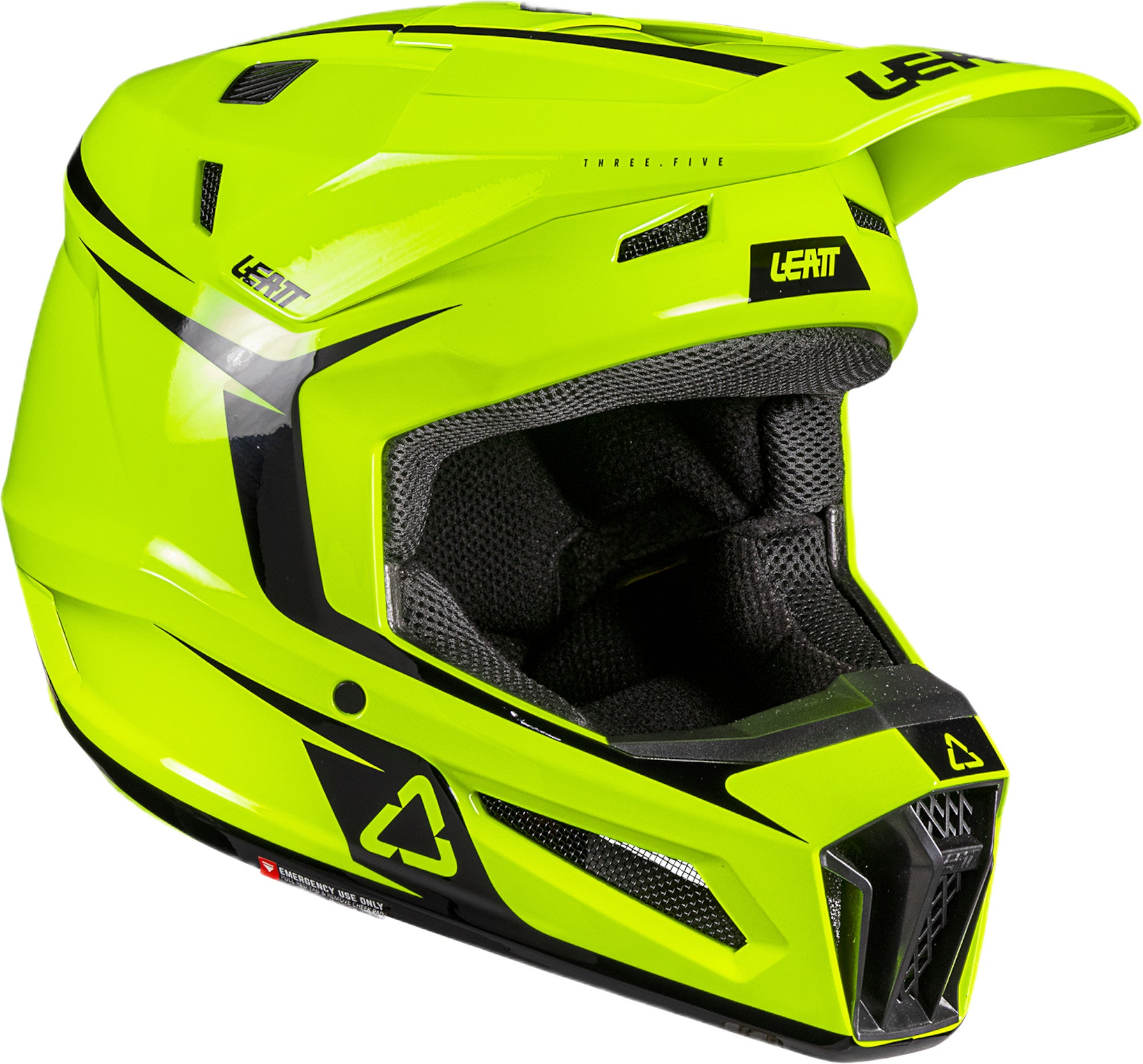 Leatt 3.5 V26 Casco da motocross con occhiali Giallo/nero neon S (55/56) Figura 2