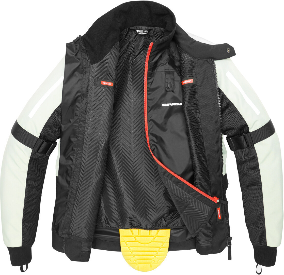 Side view of Spidi Thermo Rain Chest H2Out waterproof Motorcycle Textile Jacket