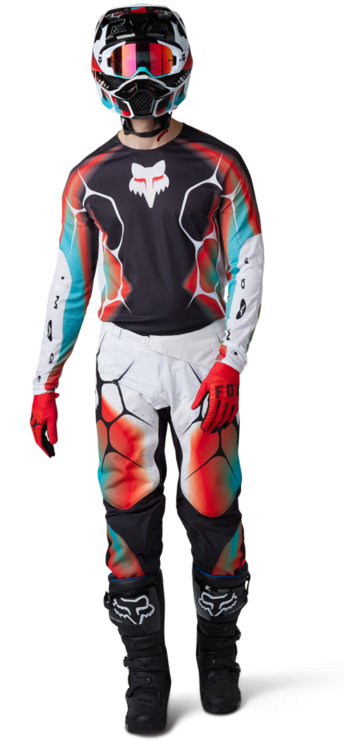 FOX 360 Syz Motocross trøje Sort/hvid M Figur 4