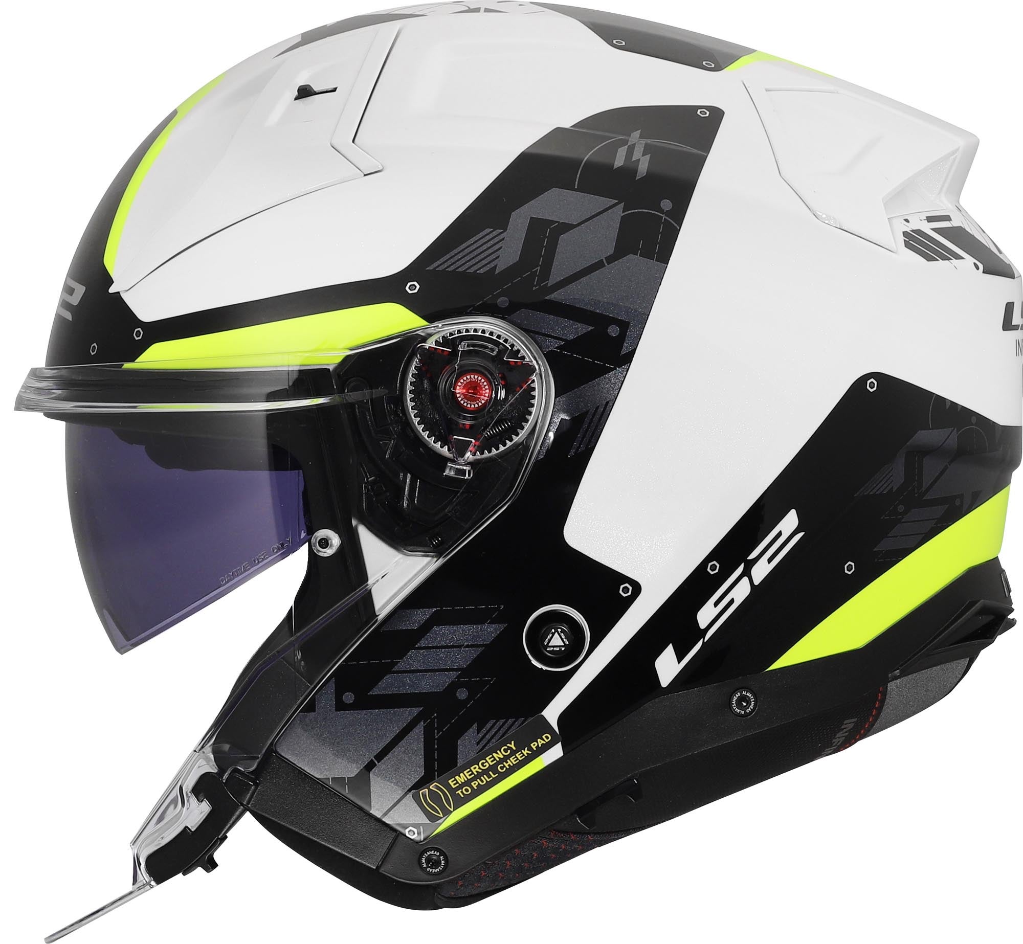 LS2 OF603 Infinity II Nightline Cască cu reacție galben S (55/56) Figura 8