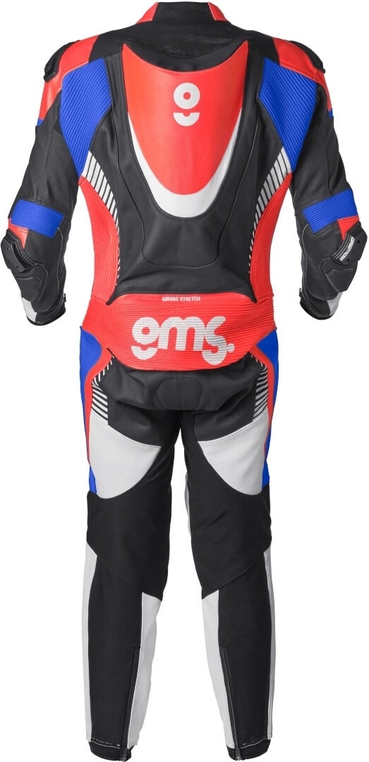 GMS GRC-1 1-Teiler Motorrad Lederkombi schwarz/rot/blau 52 Abbildung 3