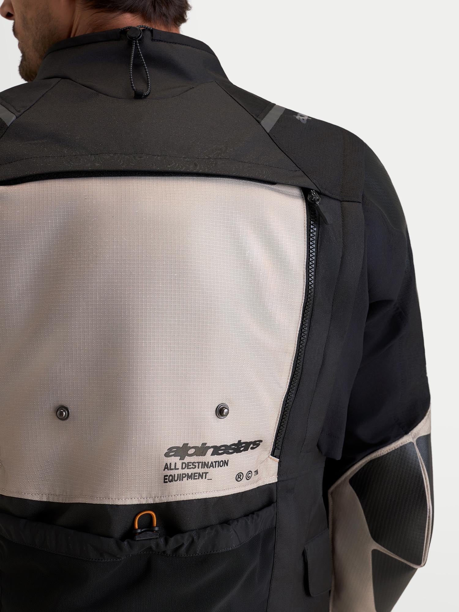 Alpinestars Harok V2 Drystar wasserdichte Motorrad Textiljacke grau/braun L Abbildung 20