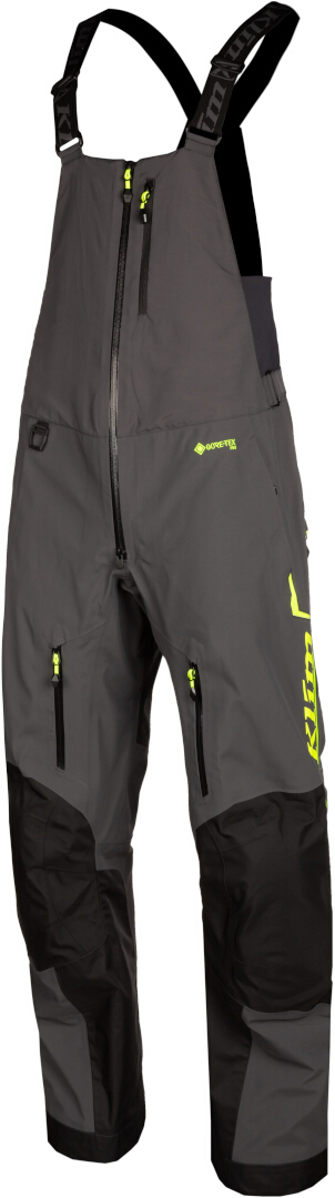 Klim Togwotee 2022 Pantaloni de bib pentru snowmobil Negru/gri XXL Figura 1