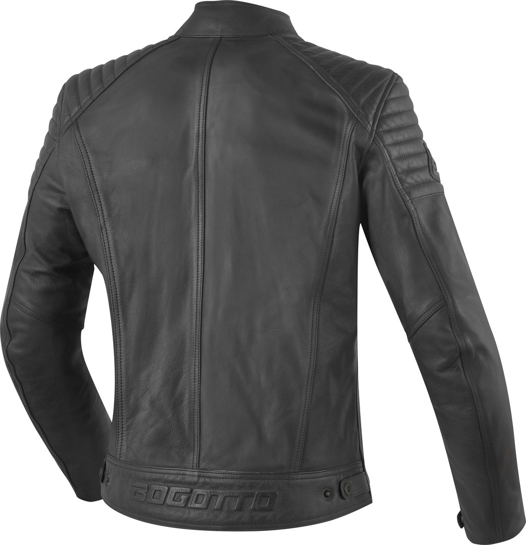 Bogotto Frisco Jachetă de piele de motocicletă negru M Figura 2