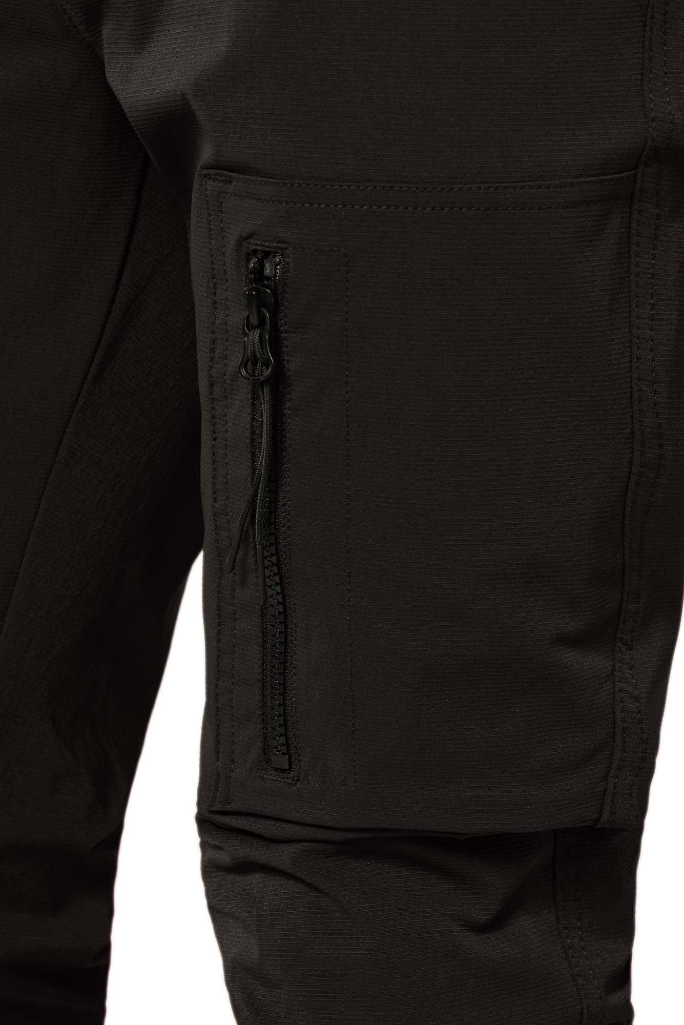 Side view of Revit Chino Terry Zip Skinny Motorcycle Textile Pants