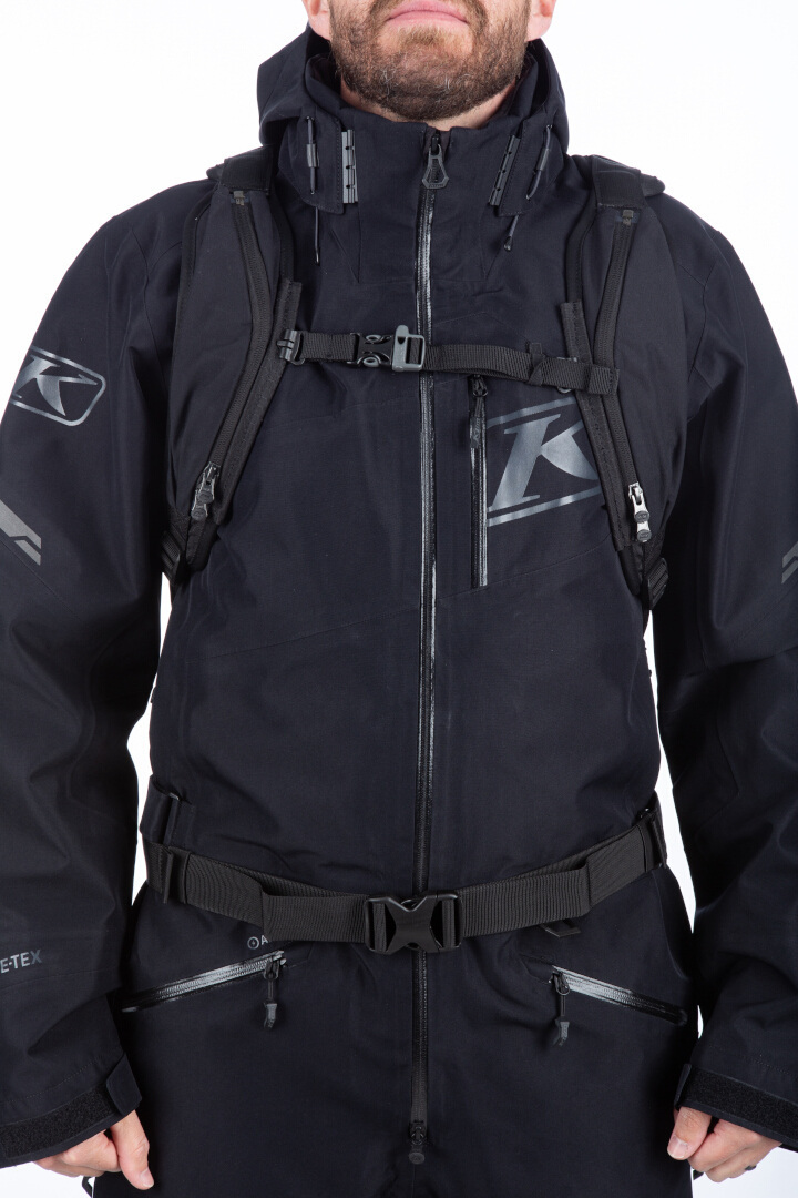Klim Krew 16 2023 Rucsacul cu snowmobile negru Figura 2