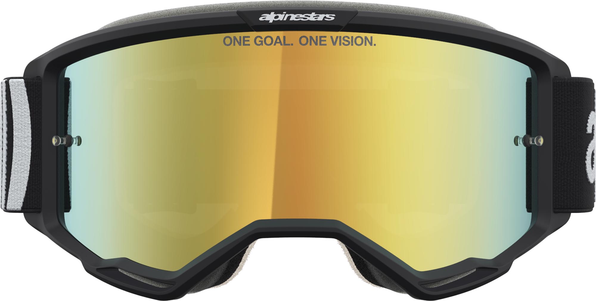 Alpinestars Vision 5 Hone Mirror Lunettes de motocross Noir/Blanc Figure 4