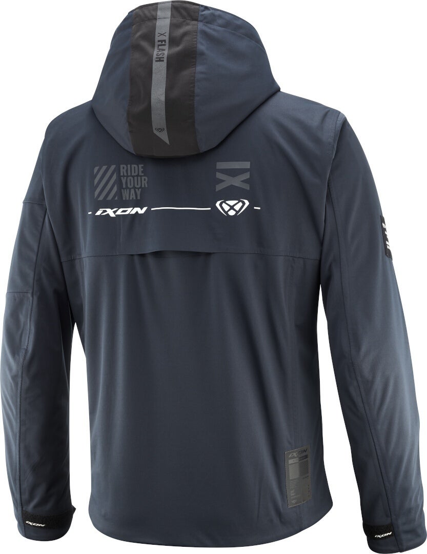 Ixon M-Quarter Waterproof Motorcycle Textile Jacket dark blue/black L Figure 2