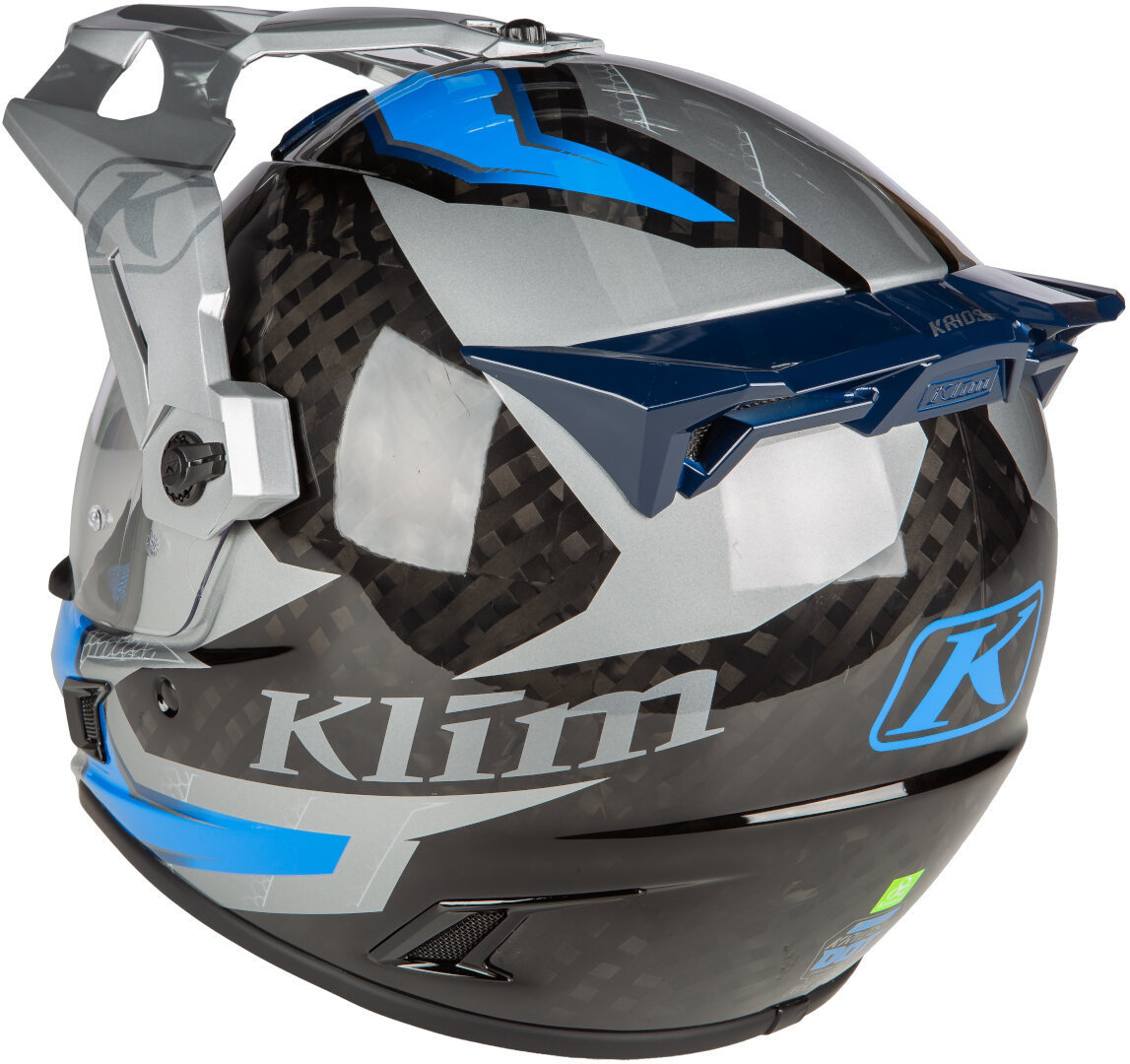 Klim Krios Pro Ventura Carbon ECE/DOT Casco da enduro grigio/blu L (59/60) Figura 2