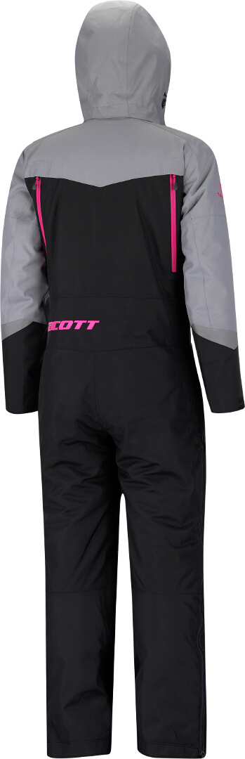 Scott Roop Dryo Ladies One Piece Costumul de snowmobil One Piece Negru/gri M Figura 2