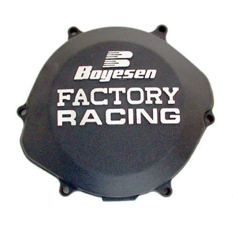 Boyesen Capacul ambreiajului de curse de fabrică Honda CR250R negru Figura 1