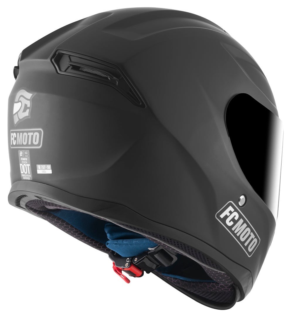 FC-Moto FF114B Capacete Black Matt S Figura 3