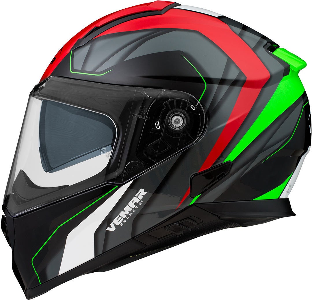 Vemar Zephir JMC Casco nero/verde/rosso S (55/56) Figura 1