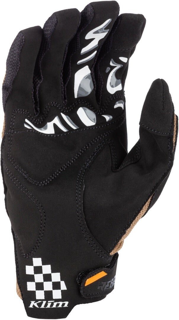 Klim Rebelle Ladies Enduro Motorcycle Textile Gloves brown/black 2XL Figure 2