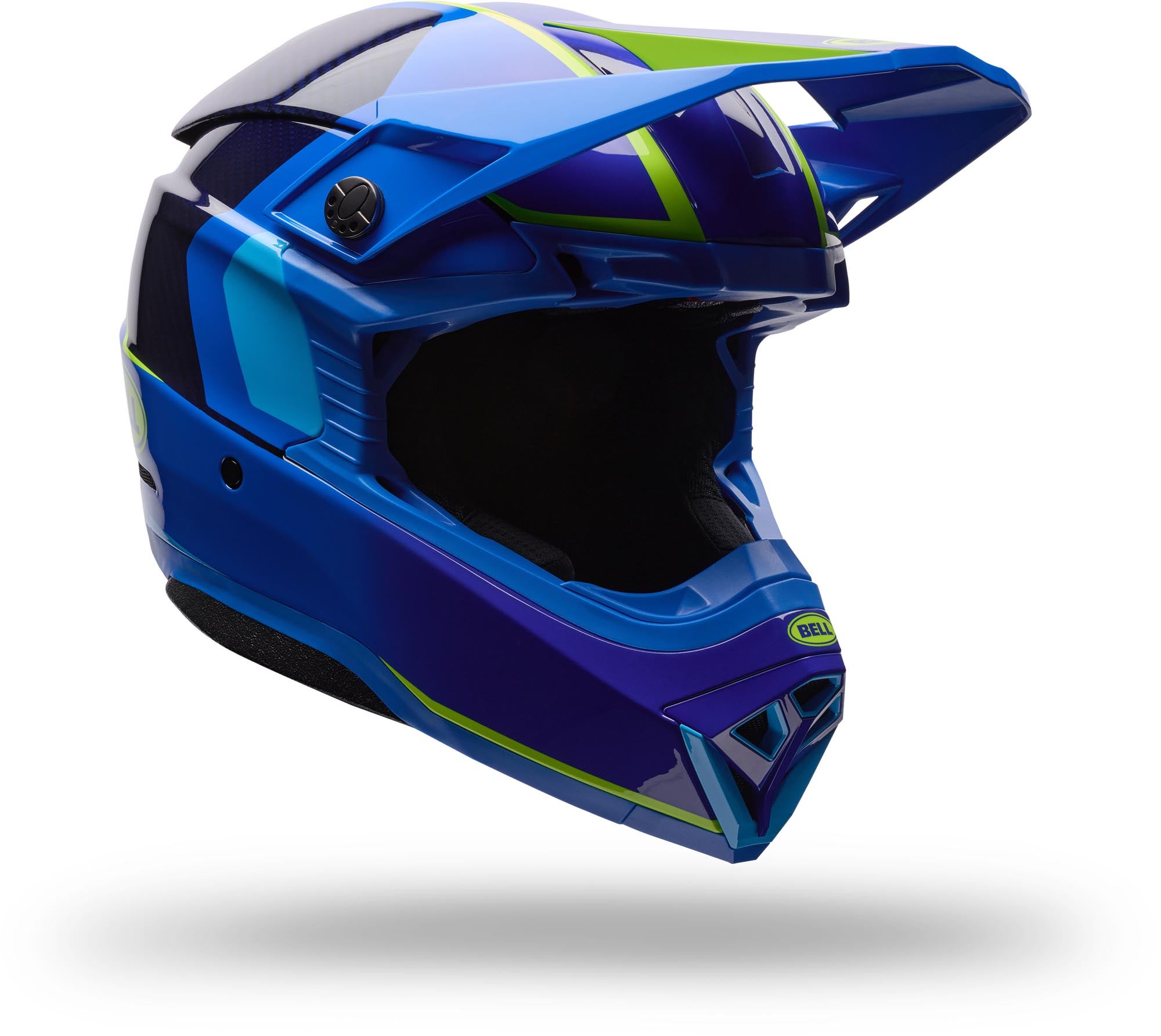 Bell Moto-10 GP Vector Motocross Helm blau S (55/56) Abbildung 1