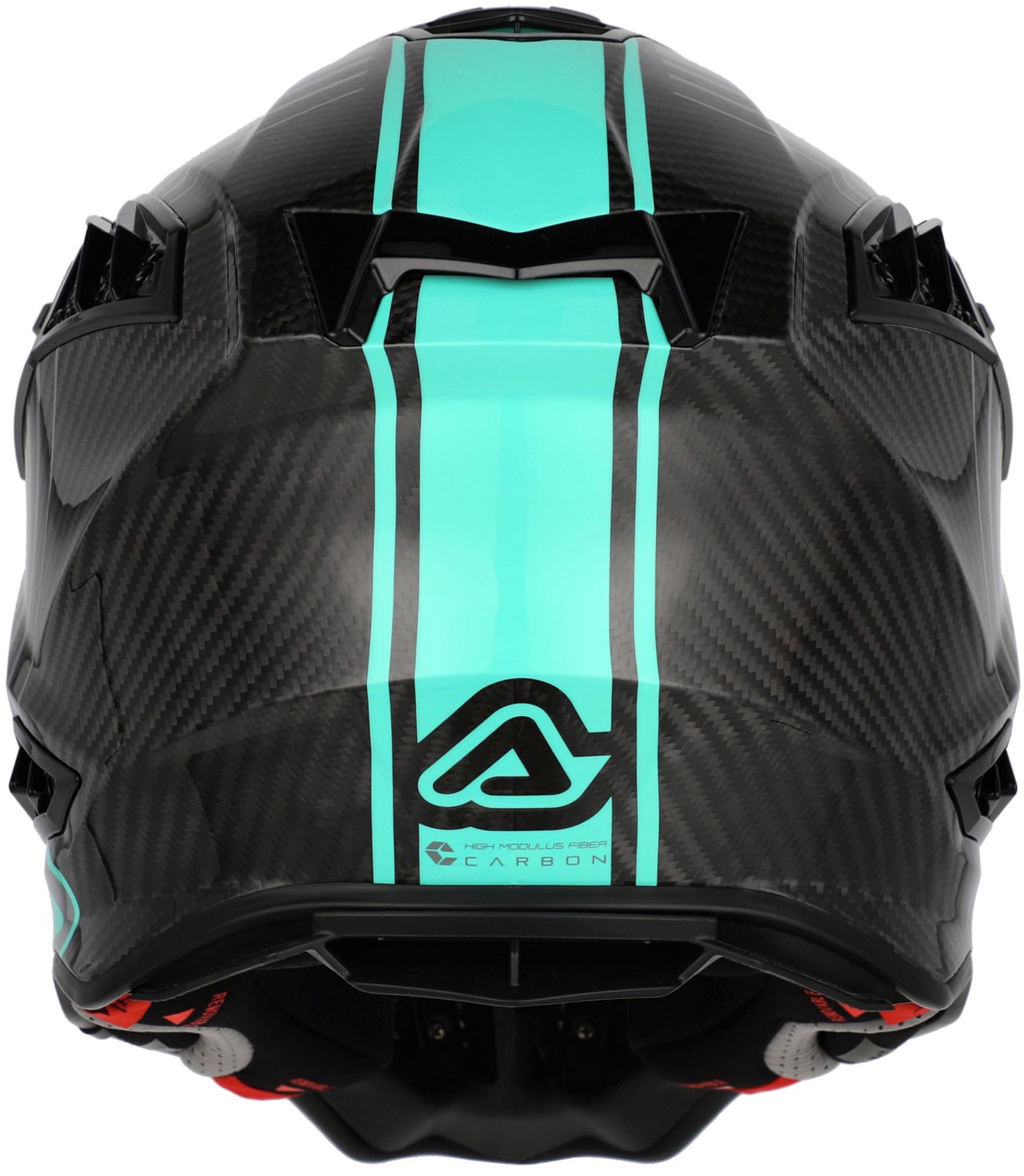 Acerbis Airstrike-C Graphic Carbon Cască de motocross Negru/turcoaz M (57/58) Figura 6
