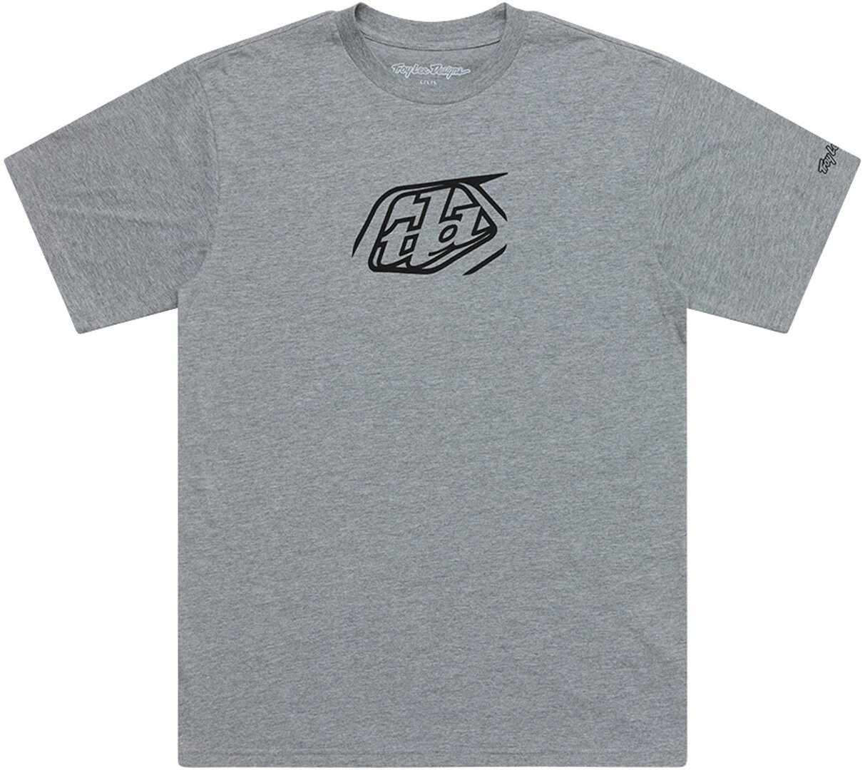 Troy Lee Designs Badge Kortärmad T-shirt grå/svart M Figur 1