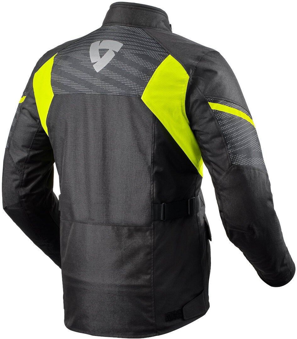 Revit Duke H2O Motorcycle Textile Jacket black/yellow M Figure 2