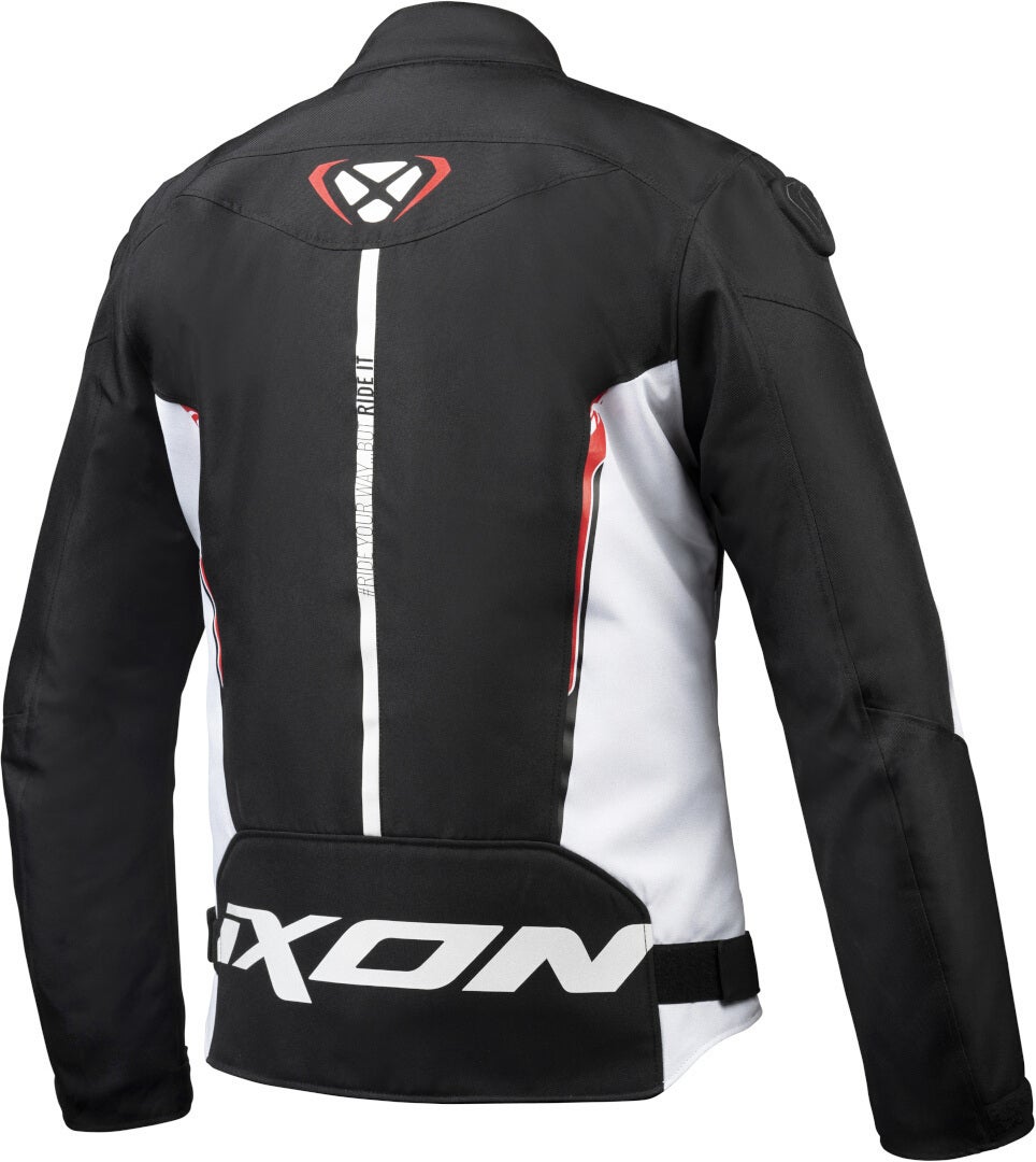 Ixon Cordolo Motorcycle Textile Jacket black/white/red L Figure 2