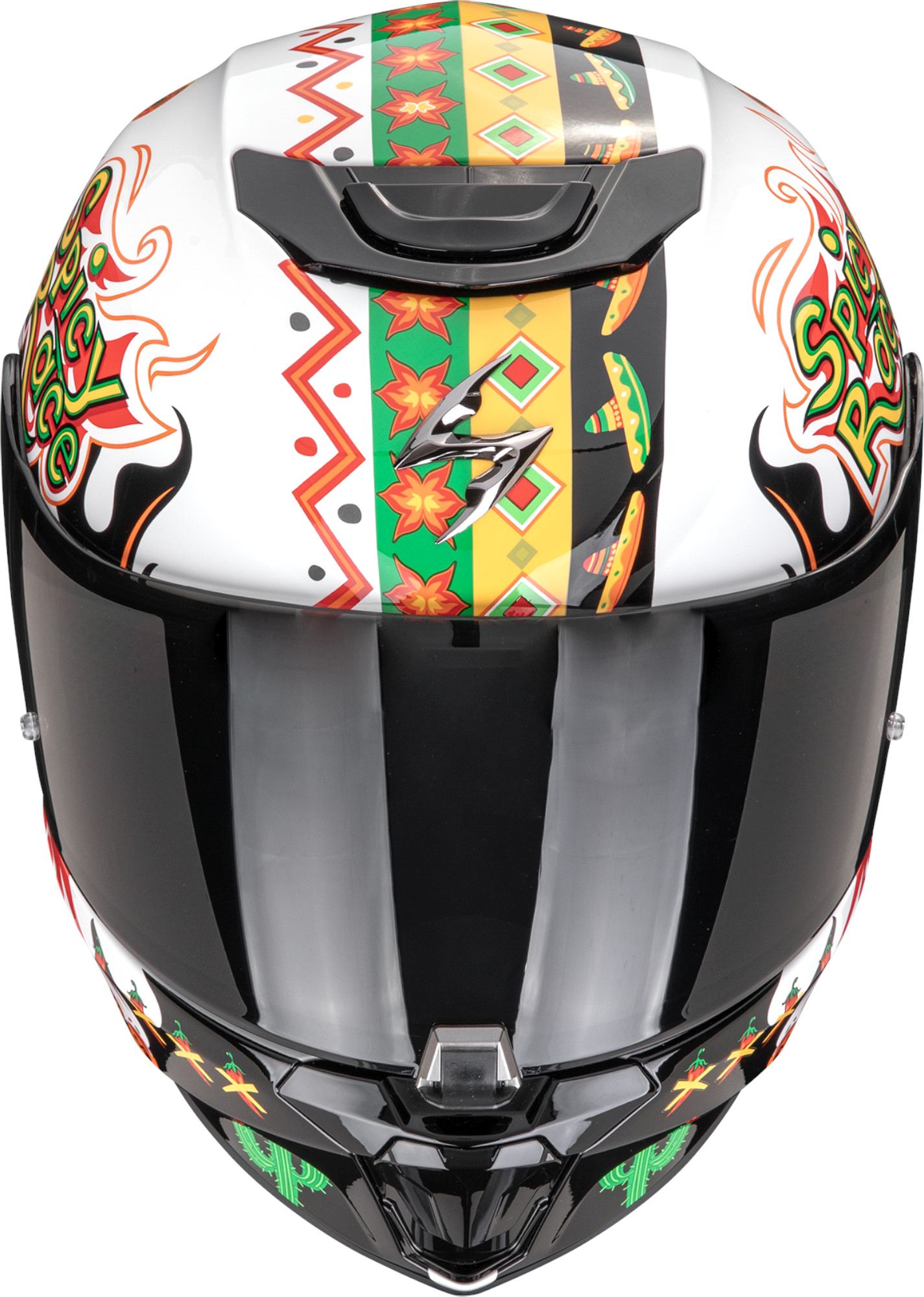 Scorpion Exo-JNR Air Yucatan Hjälm för barn svart/vit/orange Y/S (48/49) Figur 2