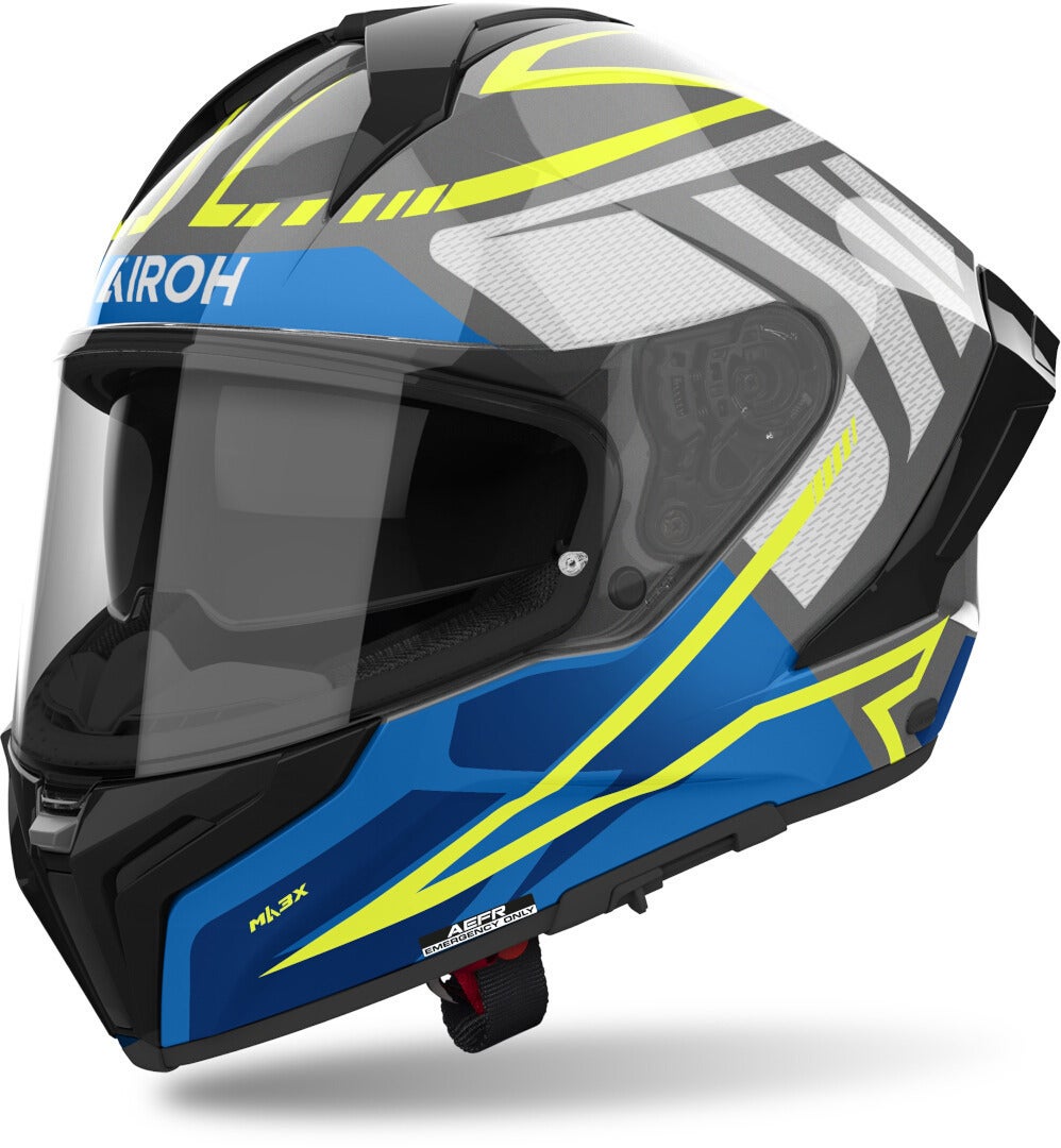 Airoh Matryx Rider Helmet black/blue/yellow XL (61/62) Figure 1