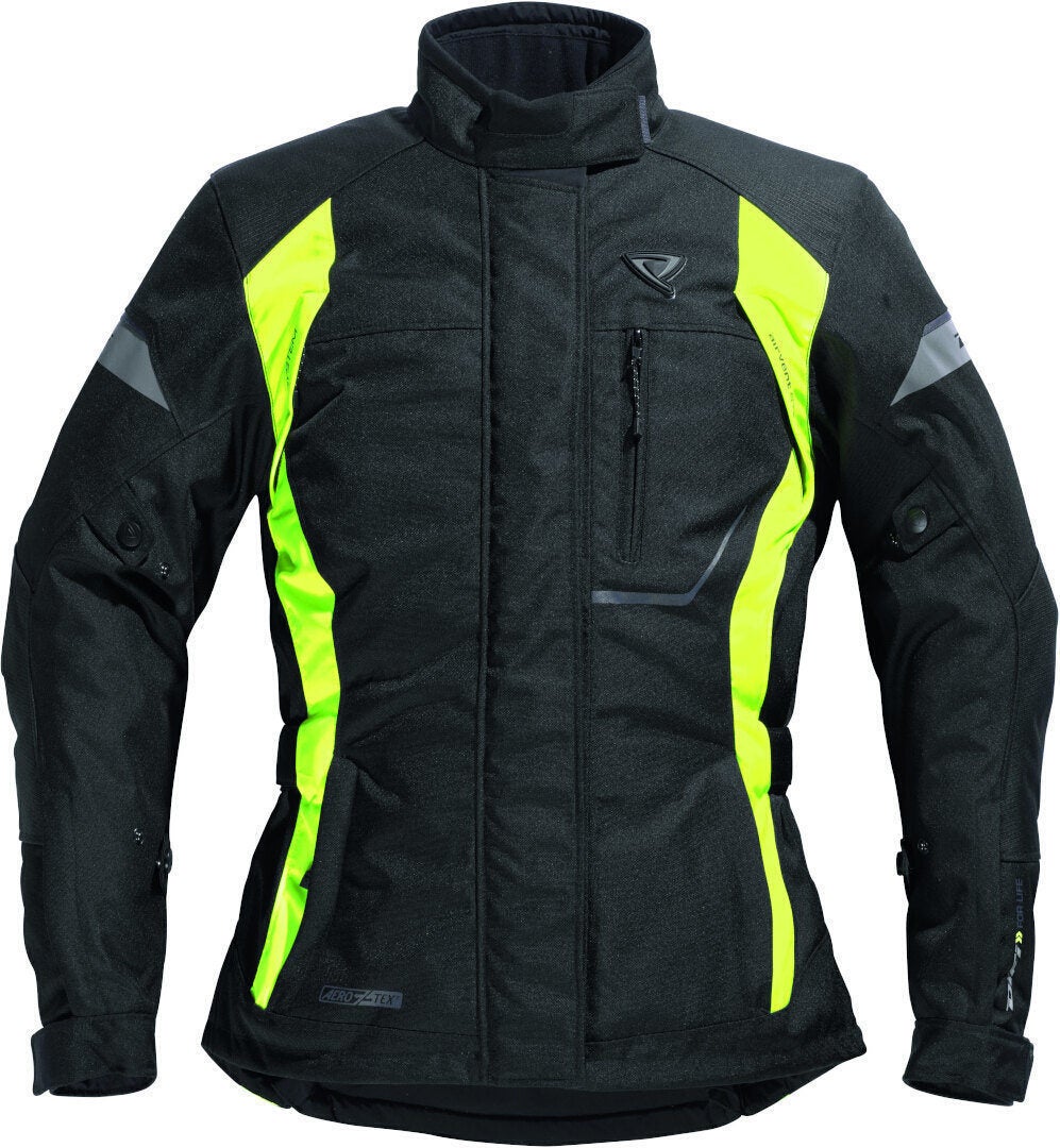 DIFI Nexia Aerotex imperméable dames moto textile veste noir/jaune 48 Figure 1