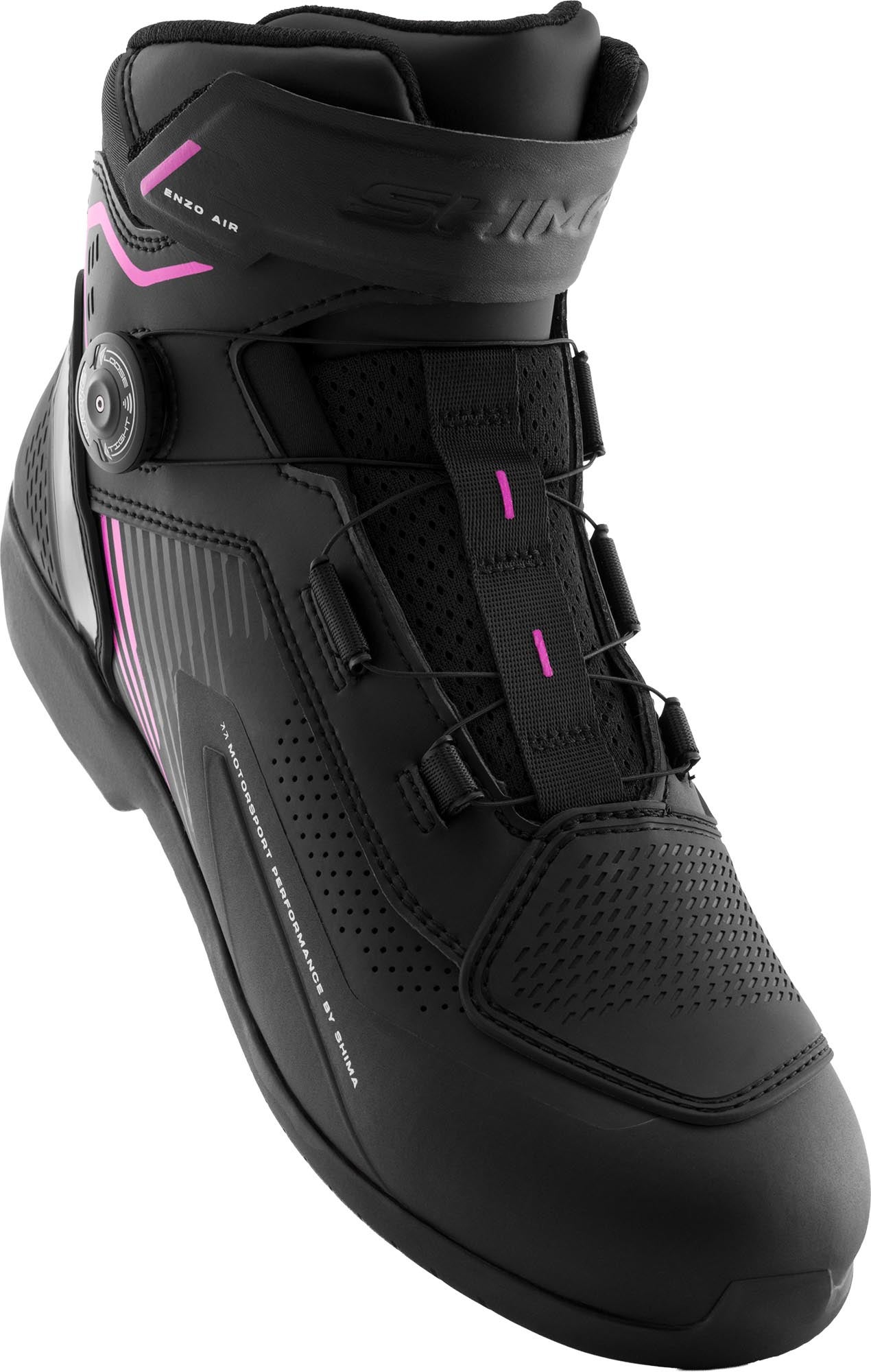 SHIMA Enzo Air Ladies Motorcycle Boots black/pink 40 Figure 1