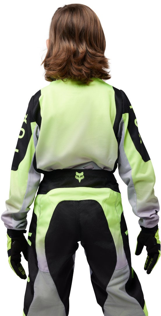 FOX 180 Lean Jugend Motocross Jersey gelb YL Abbildung 2