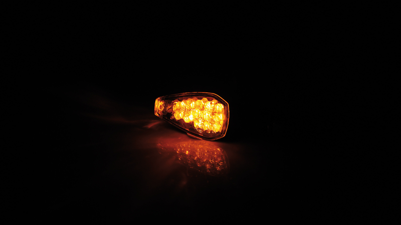 HIGHSIDER Smart Peak LED-indikator Kropp Svart / Objektiv Klar (Par), Fram & Bak Figur 6