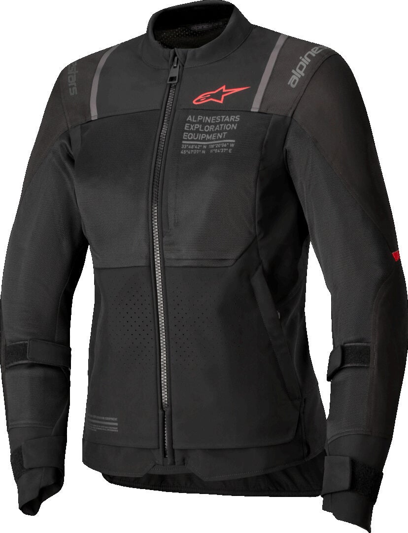 Alpinestars Stella ST-2 Air Dame Motorsykkel tekstiljakke Svart XL Figur 1
