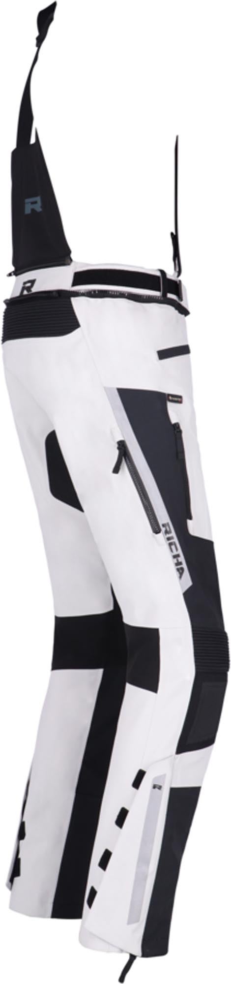 Richa Armada Gore-Tex Pro waterproof Motorcycle Textile Pants black/grey Short 6XL Figure 4