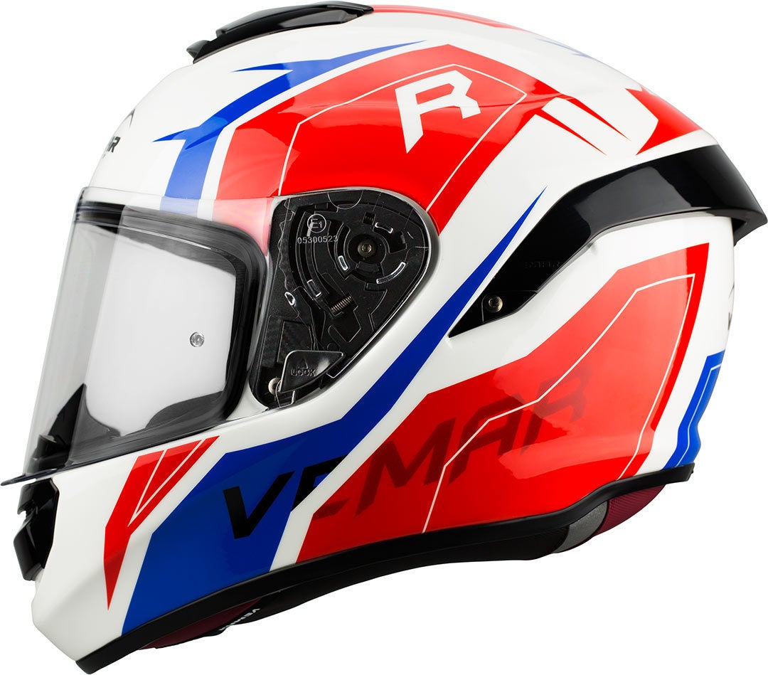 Vemar Hurricane Revenge Casco Rojo/blanco/azul M (57/58) Figura 1