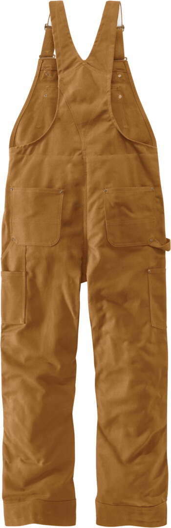 Carhartt Firm Duck Insulated BIB Per ansamblu Maro XL Figura 2