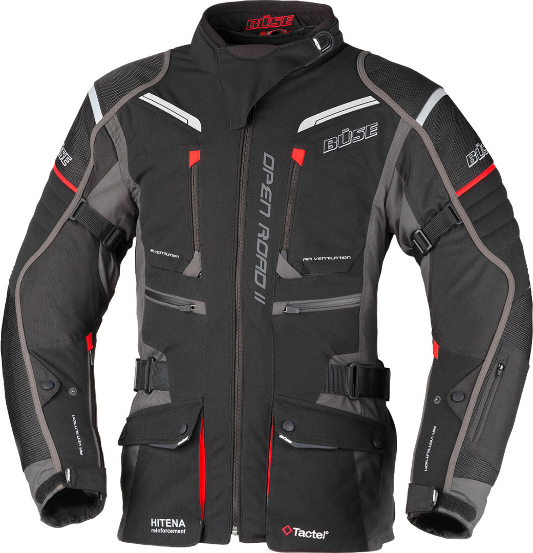 Büse Open Road II Giacca tessile da donna nero 50 Figura 1
