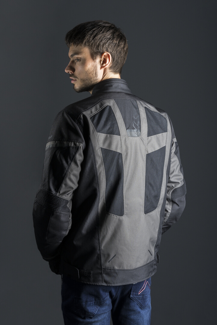LS2 Scout waterproof Motorcycle Textile Jacket black/dark grey 3XL Figure 8