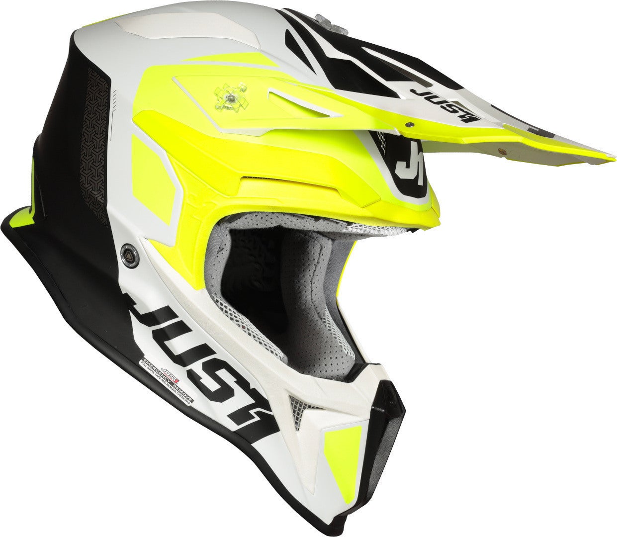 Just1 J18 Pulsar Casco motocross giallo/nero/bianco M (57/58) Figura 3