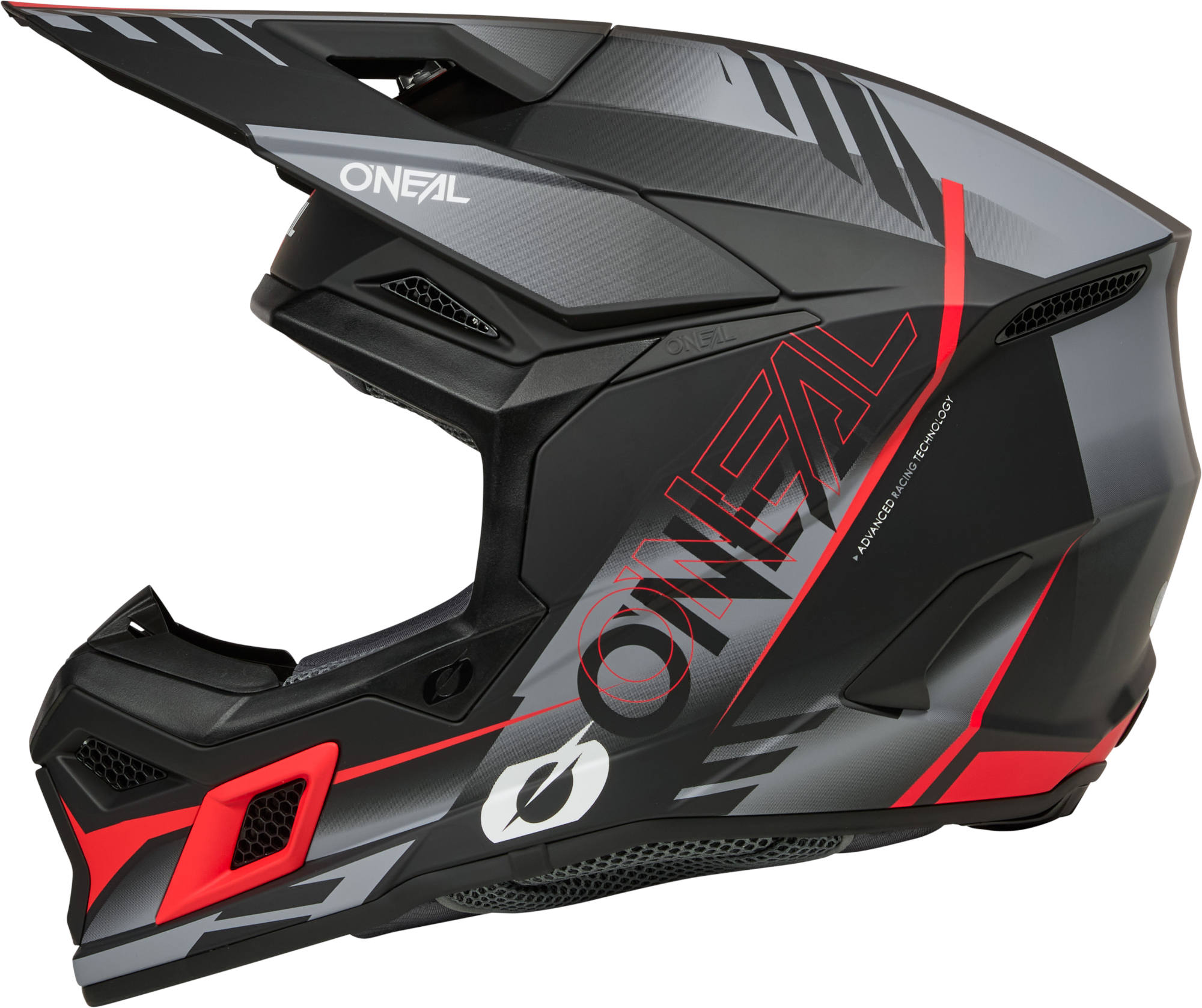 Side view of Oneal 3SRS HAZE Motocross Helmet