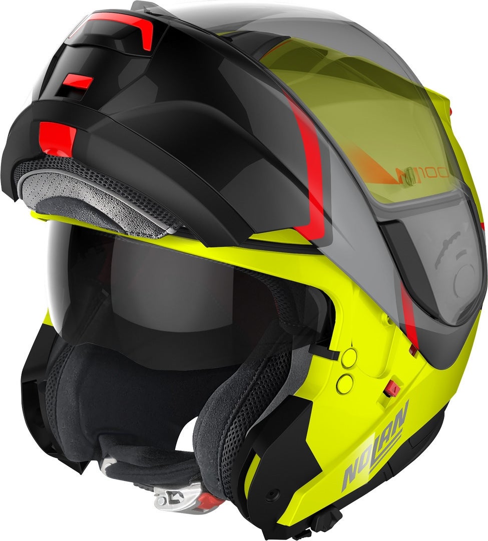 Nolan N100-6 Paloma N-Com Casco nero/giallo/rosso L (60) Figura 2