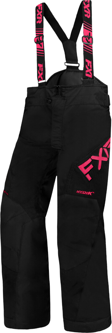 FXR Clutch 2023 Pantaloni pentru snowmobile pentru tineret Negru/roz 16 Figura 1