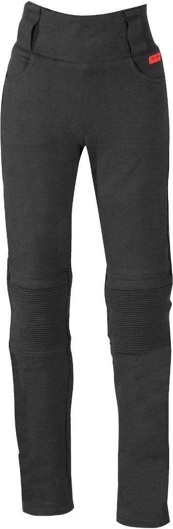 Rusty Stitches Claudia Dames motorfiets broek Zwart 42 Figuur 1