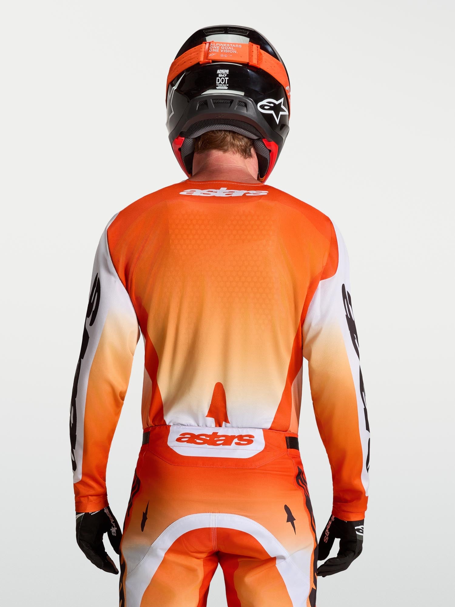 Alpinestars Racer Amber Motocrosstrøje sort/rød/lilla M Figur 11