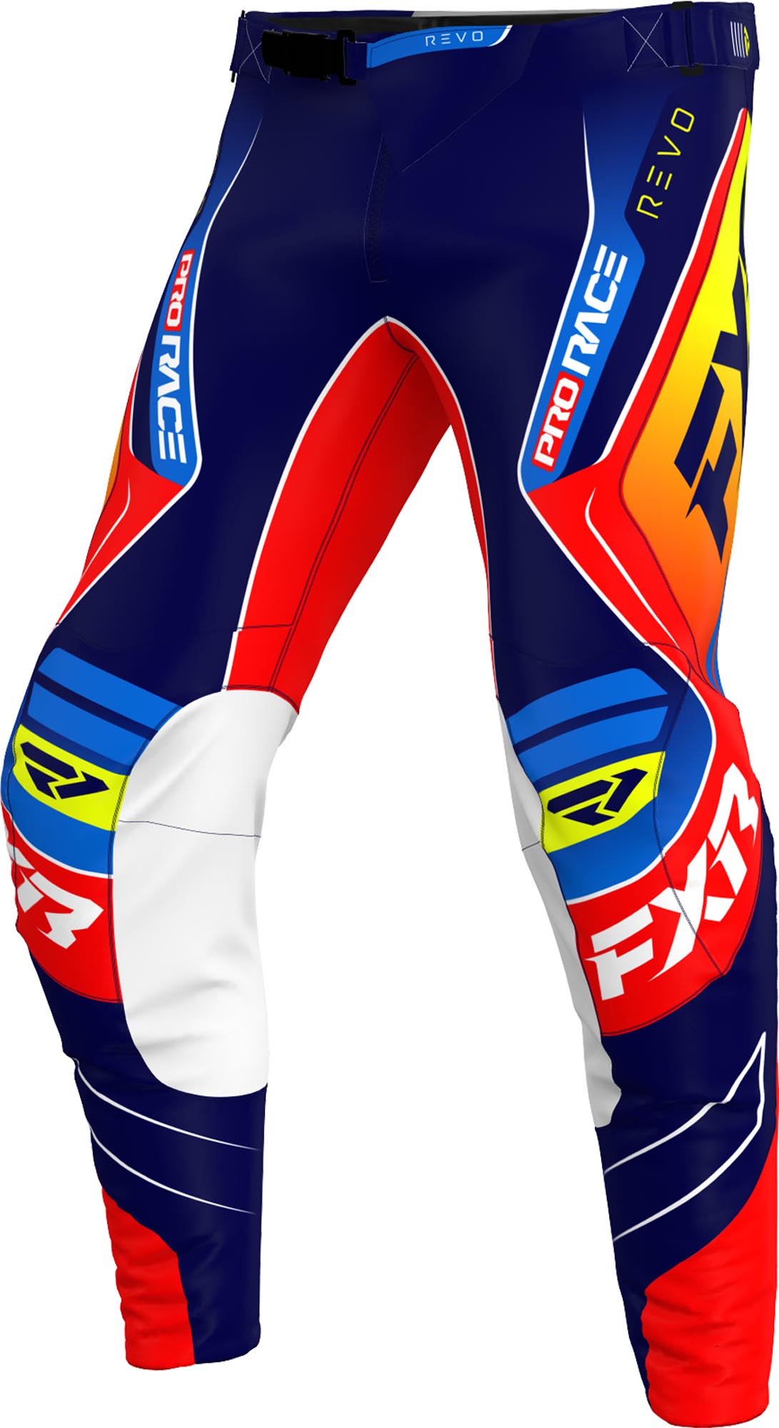 FXR Revo Alpha Motocross Pants blue/red/white 36 Figure 1