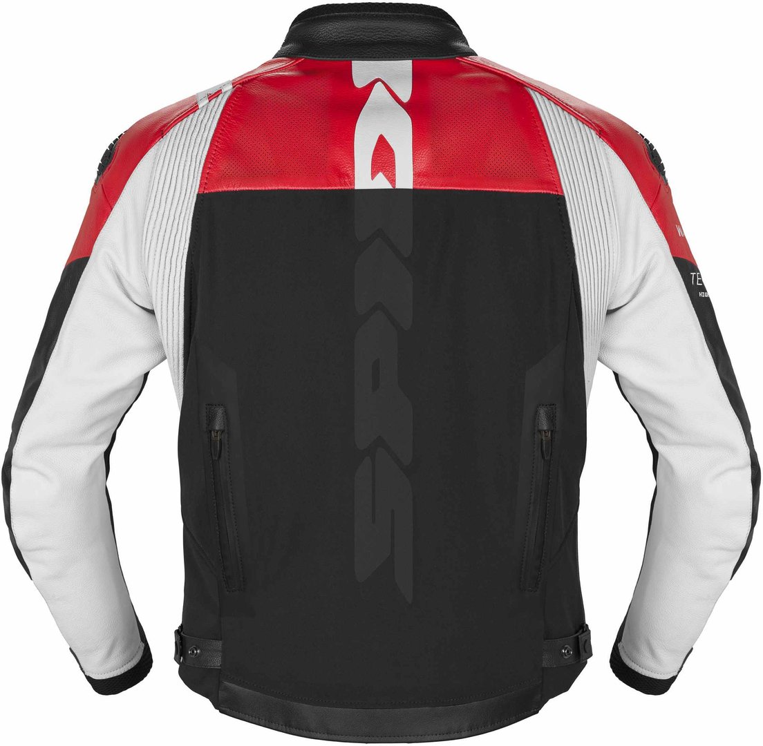 Spidi DP Progressive Hybrid Motorrad Lederjacke schwarz/rot 54 Abbildung 2