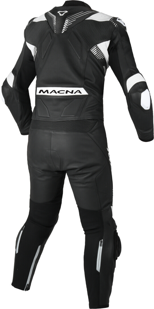 Macna Armadyl perforated Two Piece Motorcycle Leather Suit black/white 60 Figure 2